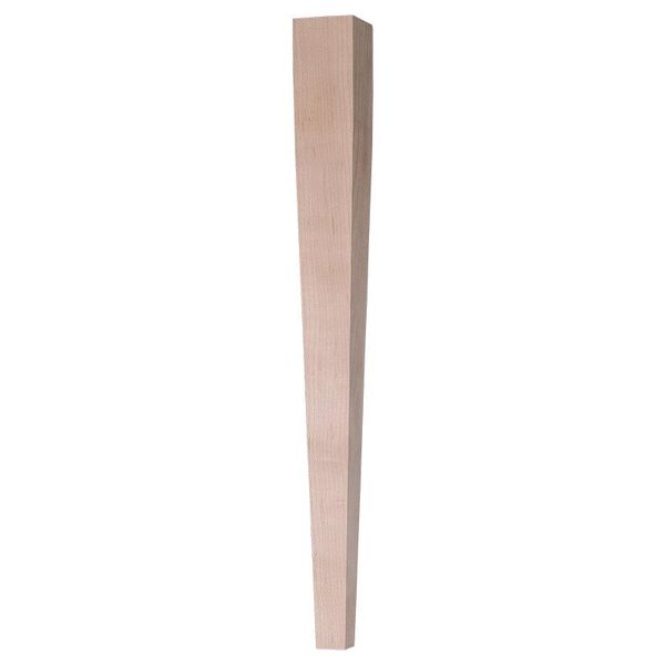 Osborne Wood Products 17 x 1 3/4 Straight Chair Leg in Hickory 6199H